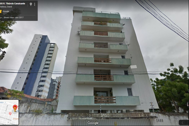 O prédio onde a família morava desabou (foto: FOTO: reprodução/Google )