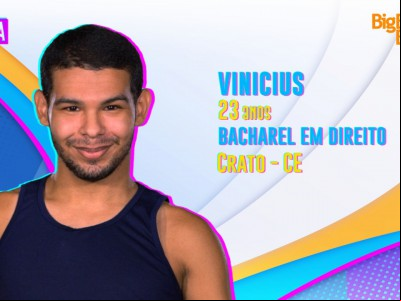 BBB 22: Vinicius é mais um participante confirmado do grupo Pipoca