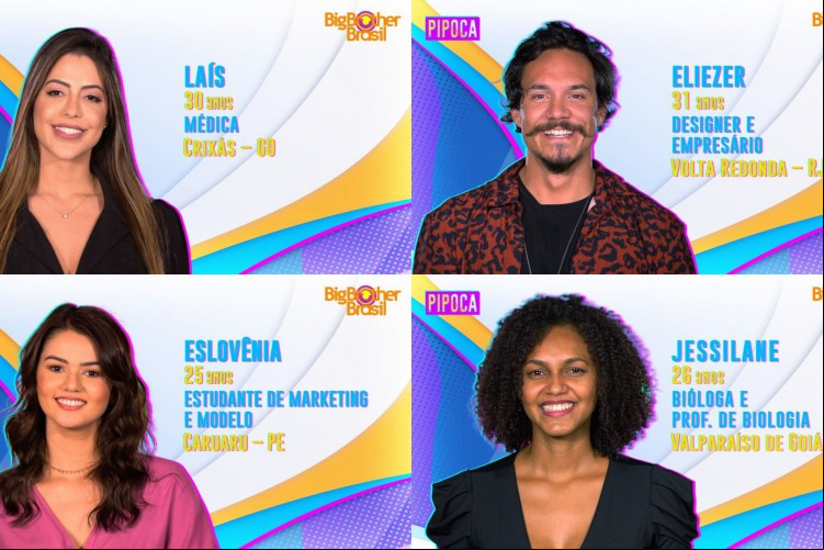 BBB 22: Lais, Eliezer, Jessilane e Eslovênia são alguns participantes do grupo Pipoca; saiba quem são todos eles
