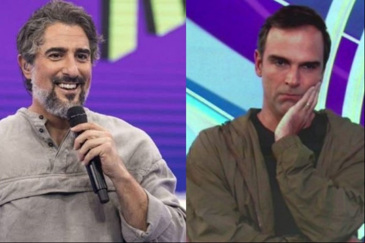 Marcos Mion comparou a condução de Tadeu Schmidt com Tiago Leifert