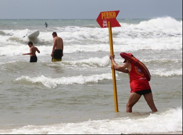 Foto de apoio ilustrativo. Corporação alerta para o cumprimento das recomendações de banho nas praias do Estado 