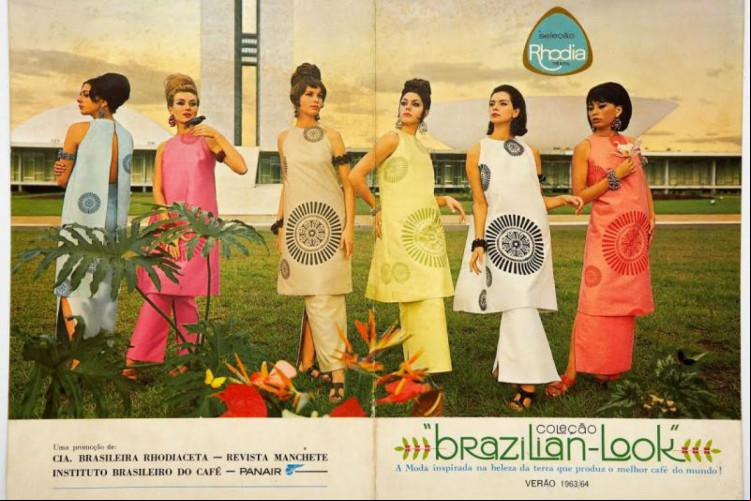 Editorial de moda da coleção