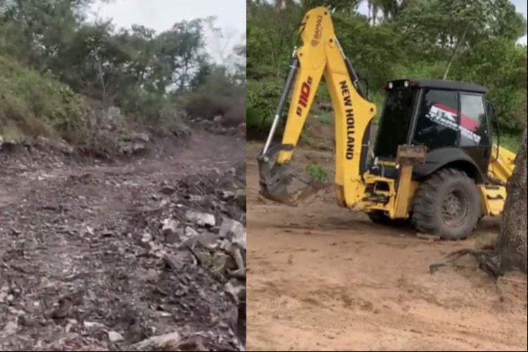 Publicações nas redes socais denunciam construção irregular de estradas na Serra da Ibiapaba