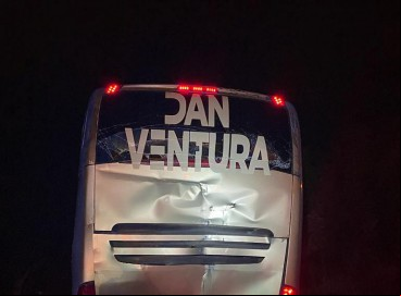 Acidente envolveu o cantor Toca do Vale e dois ônibus em Tabuleiro do Norte 