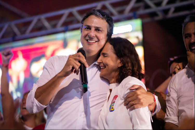 Camilo Santana e Izolda Cela