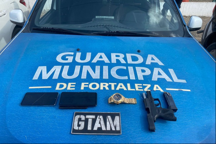 Material apreendido pela Guarda Municipal 