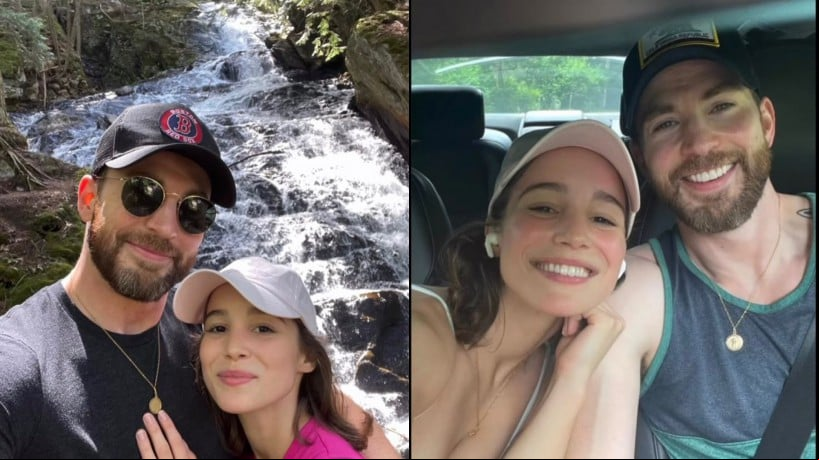 Chris Evans comemora o Dia dos Namorados com Alba Baptista; o ator de