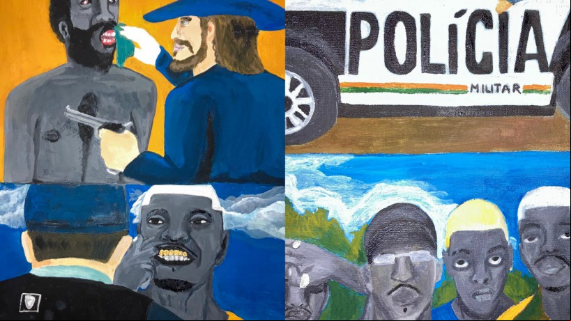O artista Blecaute é um dos cearenses que participa da exposição da Arte Plural Galeria 