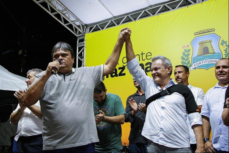 Fábio Rubens e Sarto em evento na Capital no início de março Fábio Rubens e Sarto em evento na Capital no início de março