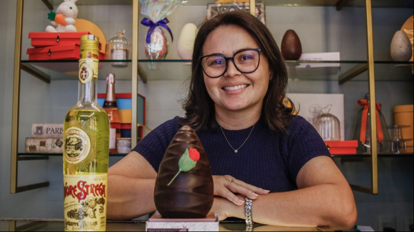 Renata Valentim apresenta o ovo inspirado no longa
