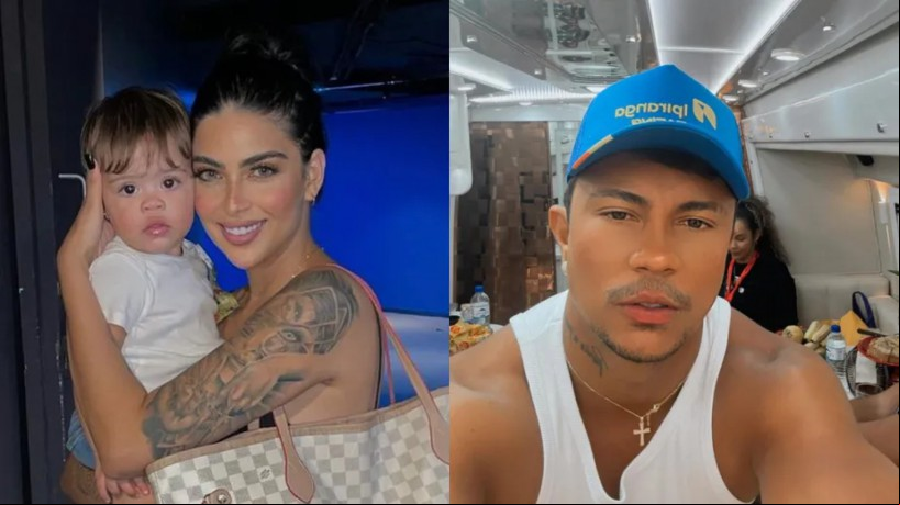 Xamã, 33 anos, é pai de Hanna, de um 1 e dez meses, com Rennata Gutierrez. Influencer expôs situação de abandono parental em seu Instagram