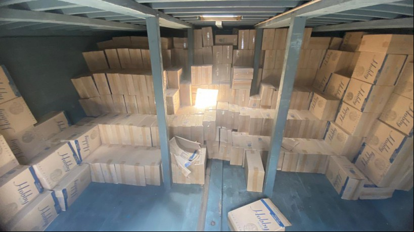 Material foi localizado em uma embarcação com bandeira do Suriname