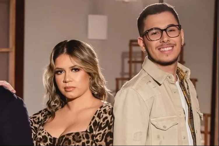 Marília Mendonça e o irmão João Gustavo
