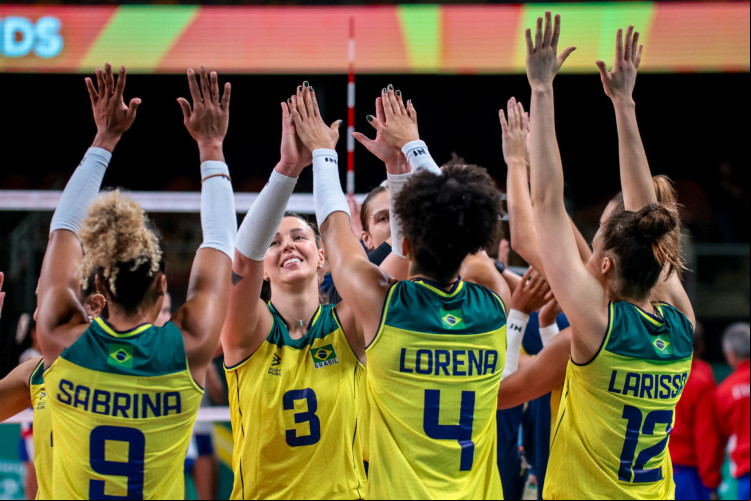 21.10.2023 - Jogos Pan-americanos Santiago 2023 - Vôlei Feminino - Brasil x Cuba
