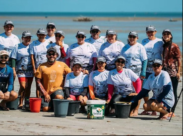 Grupo de Marisqueiras no Banco dos Cajuais 