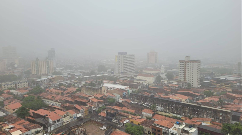Fortaleza registrou chuva de 61,4 milímetros na manhã dessa terça-feira, 28