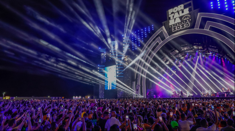 FORTALEZA-CE, BRASIL, 29-12-2023: Réveillon da virada para 2024 teve três dias de festa