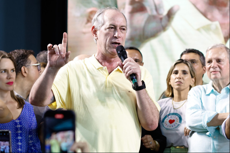 Ex-presidenciável e ex-ministro Ciro Gomes (PDT)