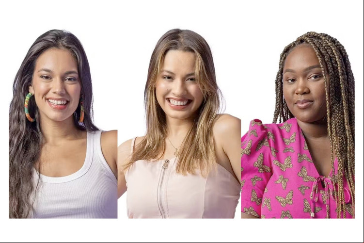 Alane, Beatriz e Raquele estão no 13º paredão do BBB 24; veja resultado parcial desta terça-feira, 19, da enquete O POVO