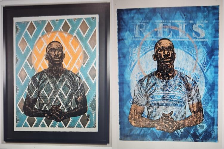 Retratos em xilogravura produzidos pelo artista Ryan Daniels, em exposição sobre a população de Luanda. Retratos em xilogravura produzidos pelo artista Ryan Daniels, em exposição sobre a população de Luanda.