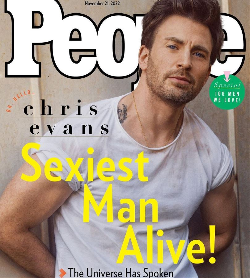 O objetivo de construir uma família já tinha sido exposto por Chris Evans em 2022, quando ele foi eleito o Homem Mais Sexy do Mundo.