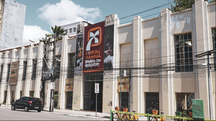 O equipamento cultural CCBNB está localizado no Centro de Fortaleza
