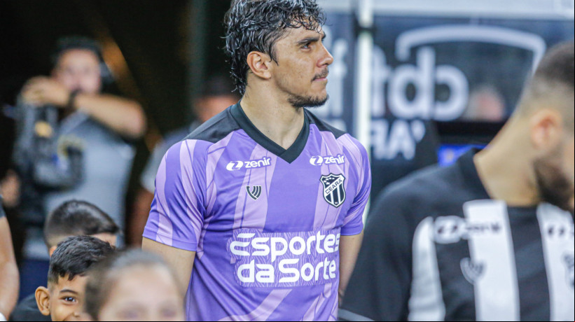 Goleiro Richard no jogo Ceará x Sport, no Castelão, pelo Campeonato Brasileiro Série B 2024