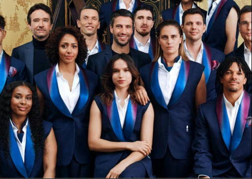 Traje da delegação sa, produzido pela marca Berluti Traje da delegação sa, produzido pela marca Berluti