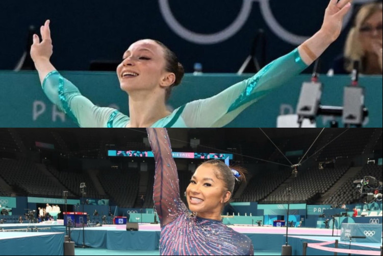 Ana Barbosu, que ficou com o bronze da ginástica artística, lamenta perda de Chiles nas redes sociais