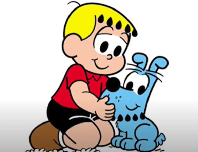 Curiosidade número 7: Tudo começou com Bidu e Franjinha - Os quatro personagens principais são Mônica, Cebolinha, Magali e Cascão, porém tudo começou com Franjinha e Bidu. A dupla foi inspirada na própria infância de Maurício de Sousa, que quando pequeno tinha um cachorro chamado Cuíca.