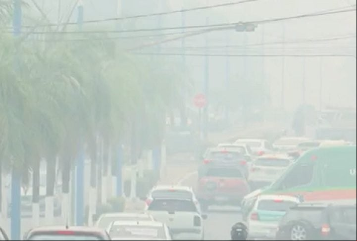 A fumaça que cobre o país vem, principalmente, de onze estados e do Distrito Federal (DF), de acordo com dados do Instituto Nacional de Pesquisas Espaciais (Inpe).