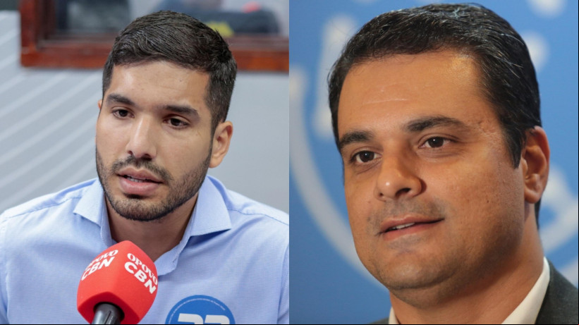 André Fernandes (PL), candidato à Prefeitura de Fortaleza e Gardel Rolim (PDT), presidente da Câmara Municipal de Fortaleza (CMFor) se reuniram