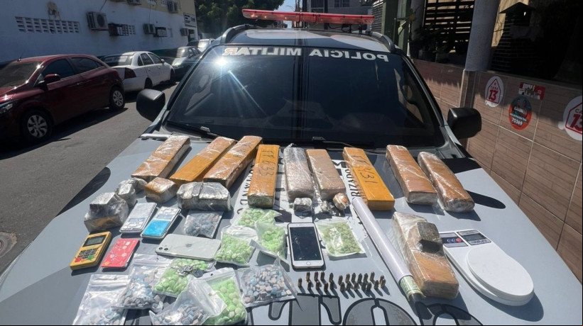Apreensão de drogas no bairro Pirambu