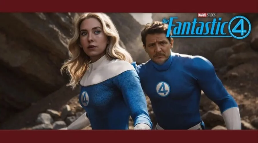 No fim de agosto, já havia vazado uma foto de Sue Storm (Vanessa Kirby) e Reed Richards (Pedro Pascal), o casal que lidera o grupo de heróis.