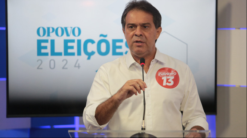 Evandro Leitão em sabatina no O POVO