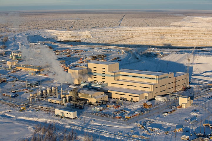 Rússia: 39,12 milhões de quilates. A mineração no país começou em 1947 e por lá são encontradas algumas das maiores minas e reservas de diamantes do planeta.