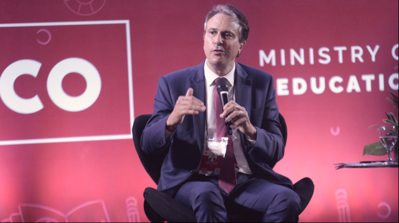 Ministro da Educação, Camilo Santana, durante Reunião Global de Educação (GEM) 2024