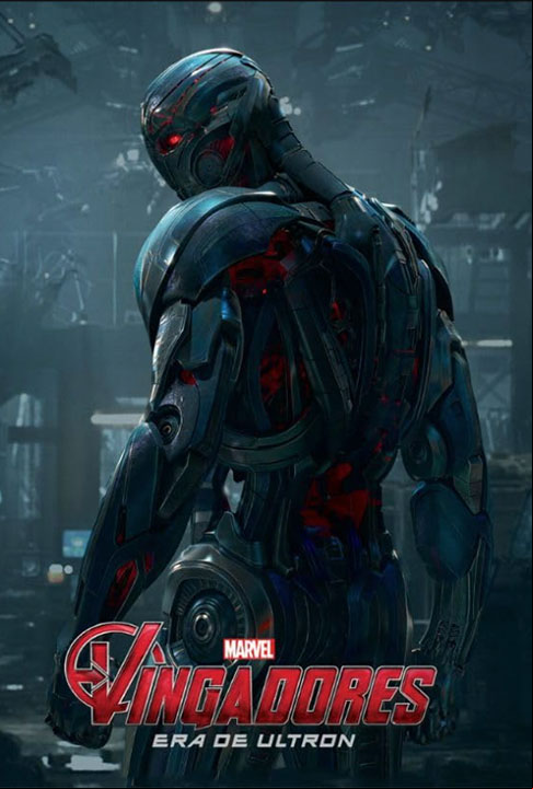 Ultron: Um dos vilões mais tradicionais da Marvel, Ultron é um robô com inteligência artificial que busca a destruição da humanidade. Ele é um maiores inimigos dos Vingadores.