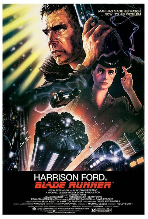“Blade Runner” (1982): O filme é uma adaptação direta do romance de 1968 Androides Sonham com Ovelhas Elétricas?, do renomado autor de ficção-científica Philip K. Dick.
