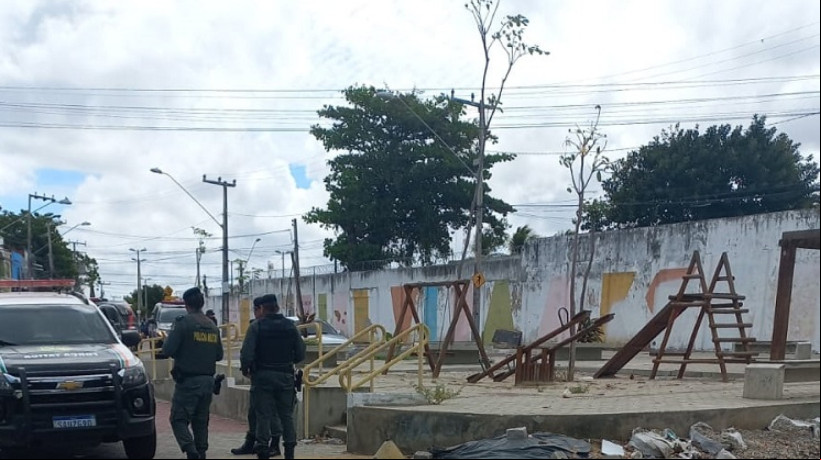 O crime foi registrado nas proximidades da sede da 1ª Companhia do 20º Batalhão de Polícia Militar (1ª Cia/20º BPM)