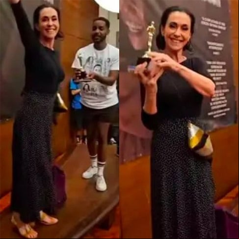 Os três primeiros lugares ganharam ingressos de cinema e uma camiseta. A vencedora foi Lu Anastácio. Ela recebeu o prêmio das mãos de Ramon Carneiro, que semanas atrás havia vencido o concurso de sósias do Selton Mello no mesmo local.