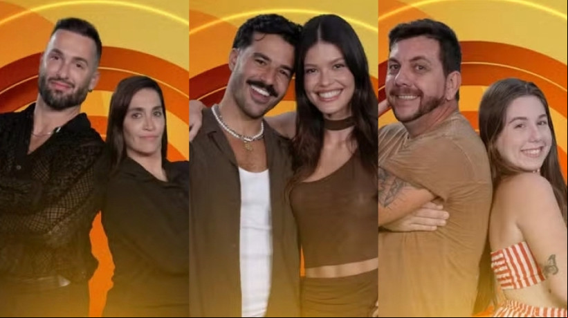 Edilberto e Raissa, Diego e Daniele ou Mateus e Vitória: qual dupla deve sair no segundo Paredão do BBB 25? 