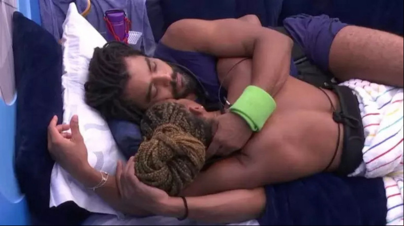 Aline Patriarca volta a trocar carícias com Diogo após traição 