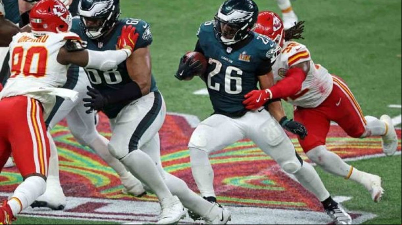 Rubro-negro e cruz-maltino relacionam suas carreiras com a iração pela liga de futebol americano, que tem os Eagles como atuais campeões