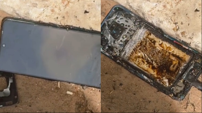 Celular explodiu dentro do bolso da calça da vítima no Ceará