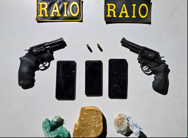 Material foi apreendido por policiais do Raio 