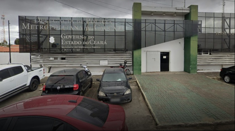 Suspeito foi preso em flagrante e conduzido à Delegacia Metropolitana de Caucaia (DMC)