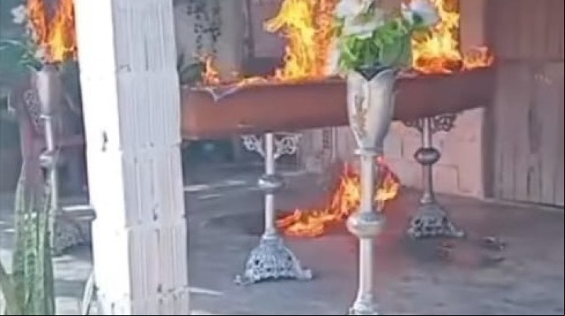 Cadáver foi incendiado por criminosos durante velório no município do Trairi