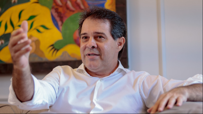 FORTALEZA, CEARÁ, BRASIL- 09.04.2025: Evandro Leitão, Prefeito de Fortaleza fala dos seus 100 dias de gestão na capital cearense . (Foto: Aurélio Alves/Jornal O POVO)
