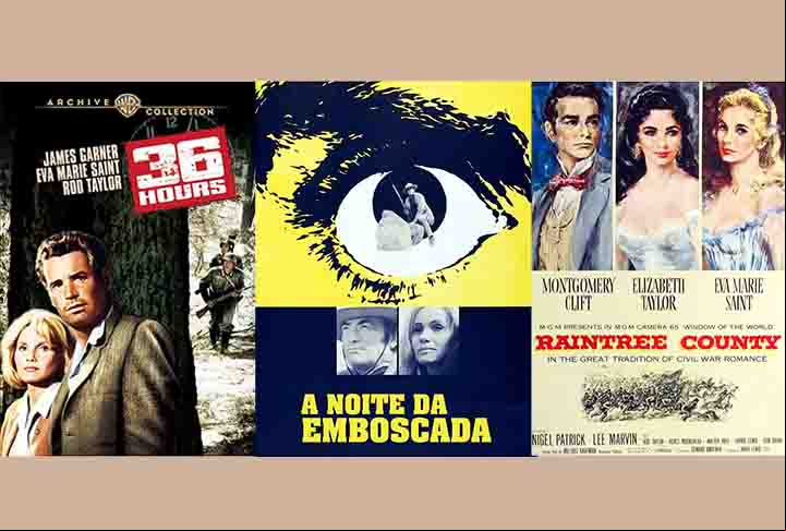 Eva Marie Saint também integrou o elenco do filme “Adeus às Ilusões”, de Vincent Minelli e que contou com o famoso casal Elizabeth Taylor e Richard Burton.